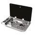 CAN Hoodiny Hob Unit 530 x 340mm (Glass Lid / 2 Burners / Piezo) CAN - Dynamic Drive