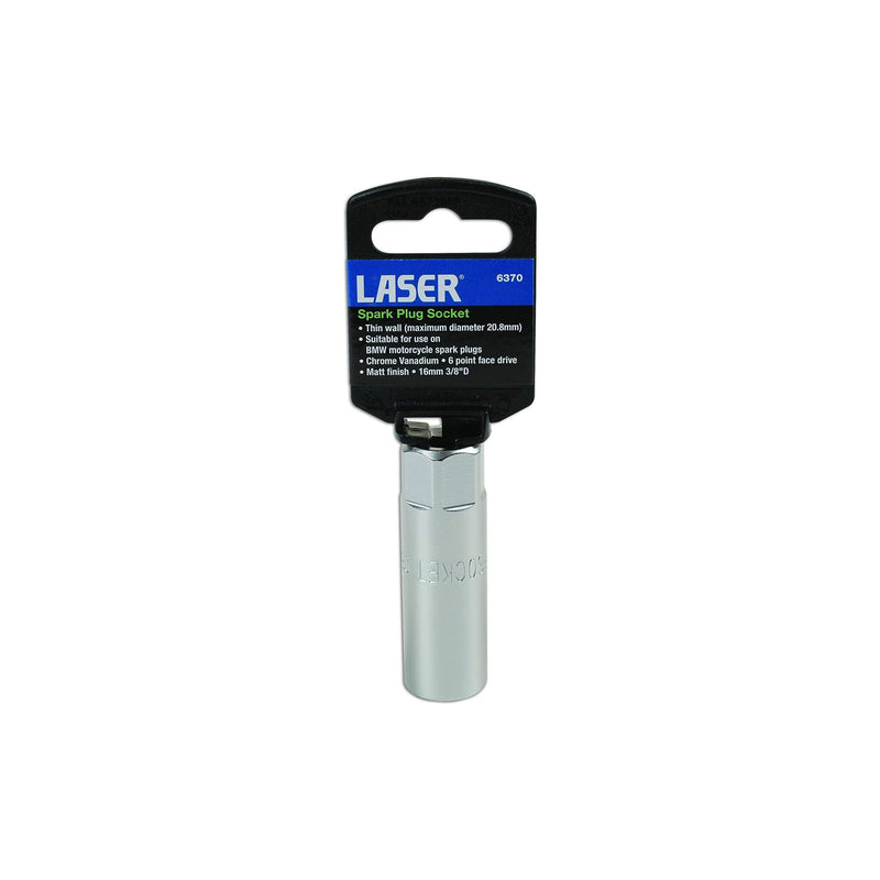 Laser Spark Plug Socket 3/8"D 16mm 6370 Laser - Dynamic Drive