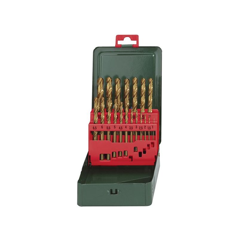 Metabo HSS-Tin Drill Bit Set, 19 Piece Metabo - Dynamic Drive