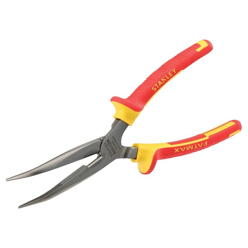 Stanley® Hand Tools FatMax® Bent Long Nose Pliers VDE 200mm STANLEY® Hand Tools - Dynamic Drive