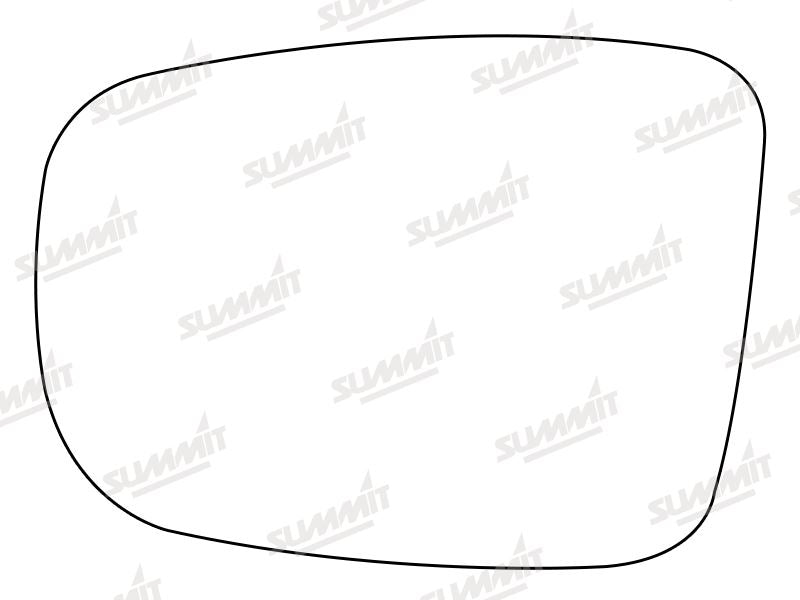 Summit Non-Heated Base Plate With Standard Mirror Glass fits Hyundai i10 07 on i20 09 on LHS Summit - Dynamic Drive