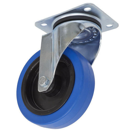 Sealey Castor Wheel Swivel Plate125mm SCW3125SP Sealey - Dynamic Drive