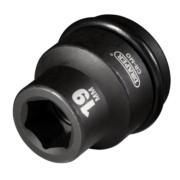 Draper HI-TORQ 6 Point Impact Socket, 3/4" Sq. Dr., 19mm 28660 Draper - Dynamic Drive