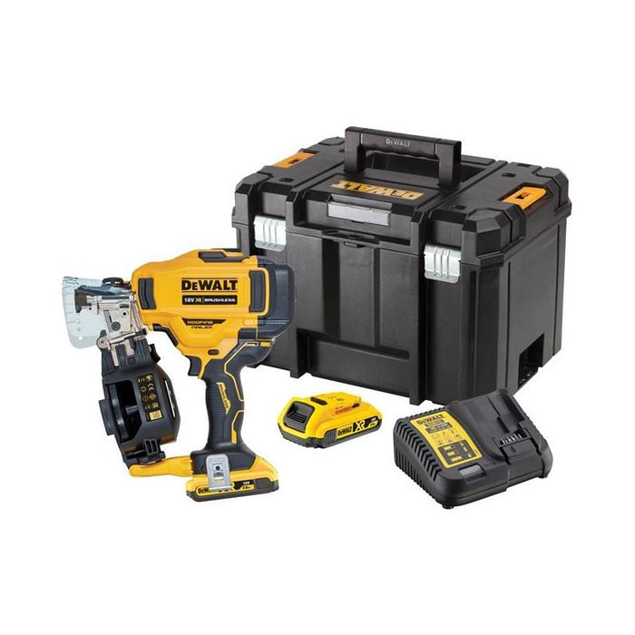 Dewalt Power Tools DCN45RND2 XR Brushless Roofing Coil Nailer 18V 2 x 2.0Ah Li-ion DeWALT Power Tools - Dynamic Drive