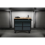Draper BUNKER Workbench Roller Tool Cabinet, 7 Drawer, 41", Grey 08216 Draper - Dynamic Drive