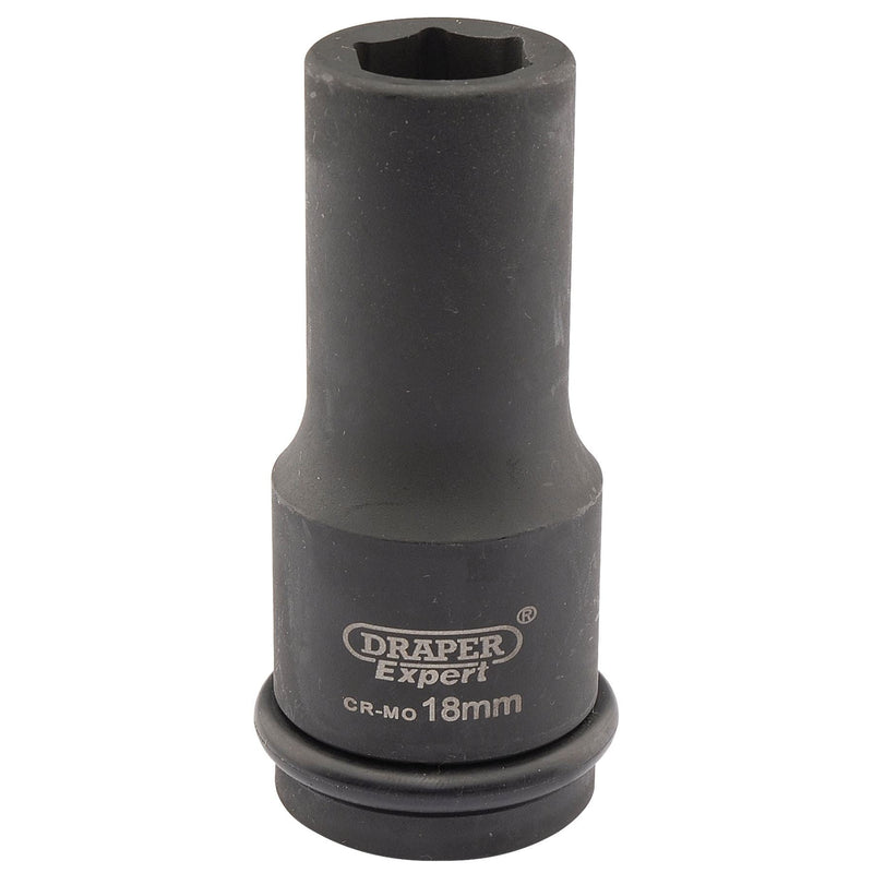 Draper Expert HI-TORQ 6 Point Deep Impact Socket, 3/4" Sq. Dr., 18mm Draper - Dynamic Drive