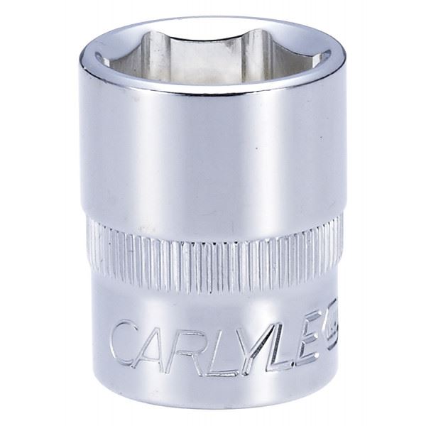 Carlyle Hand Tools 3/8Dr 17mm 6Pt Chrome Socket S38017M Caryle Tools - Dynamic Drive