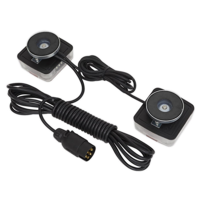 Sealey Rear Lighting Set Magnetic LED 12V TB18LEDMAG Sealey - Dynamic Drive