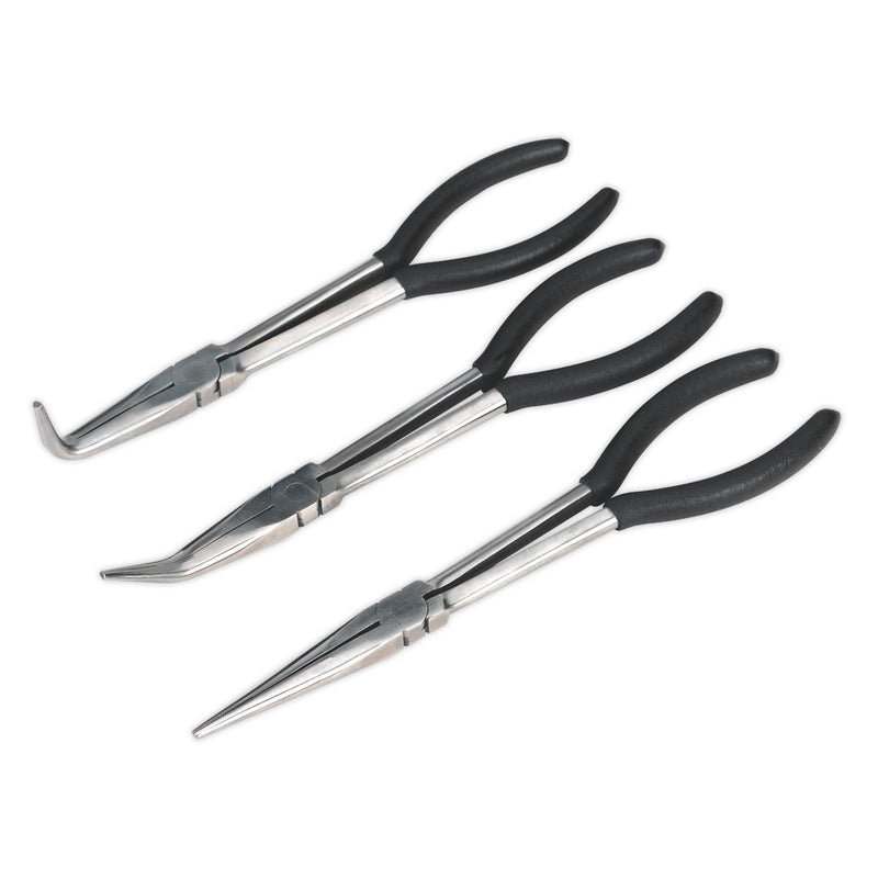 Sealey Needle Nose Pliers Set 3pc 275mm S0433 Sealey - Dynamic Drive