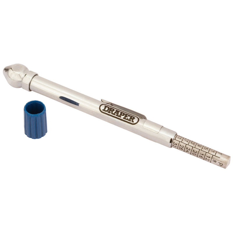 Draper Tyre Pressure Gauge with Side Mount 51541 Draper - Dynamic Drive