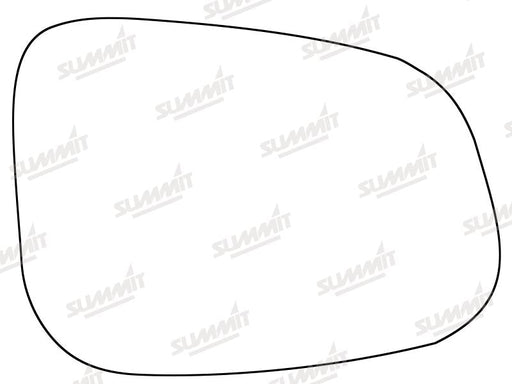 Summit Stick-On Standard Mirror Glass fits Jaguar XF 08 to 18 RHS Summit - Dynamic Drive