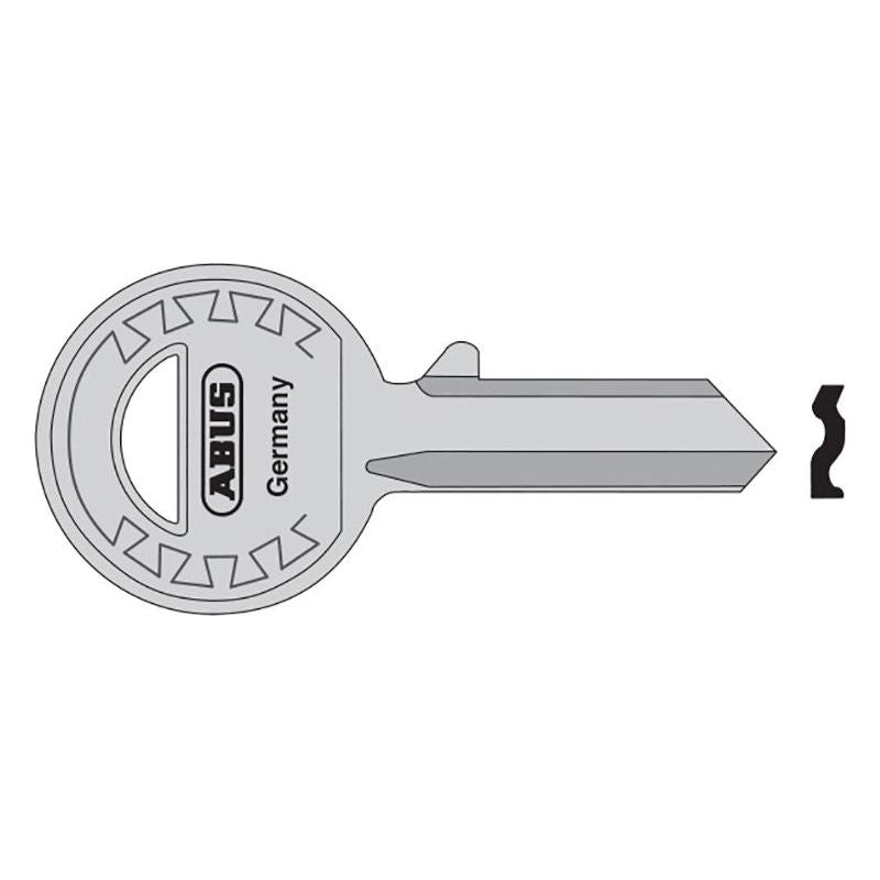 Abus Mechanical 24-41-885 Right Hand 4 Pin Key Blank ABUS Mechanical - Dynamic Drive