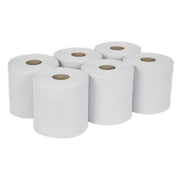 Sealey Paper Roll White 2-Ply Embossed 150m Pack of 6 WHT150 Sealey - Dynamic Drive