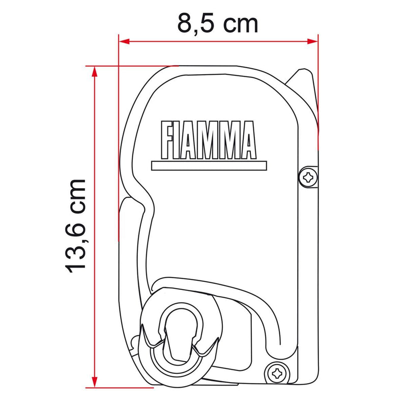 Fiamma F45S 260 PSA Deep Black Royal Grey Fiamma - Dynamic Drive