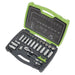 Sealey Socket Set 34pc 3/8"Sq Drive 6pt WallDrive® Metric Sealey  - Dynamic Drive
