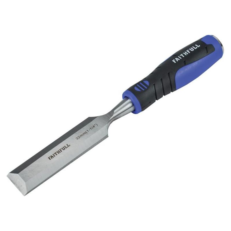 Faithfull Soft Grip Bevel Edge Chisel 32mm (1.1/4in) Faithfull - Dynamic Drive