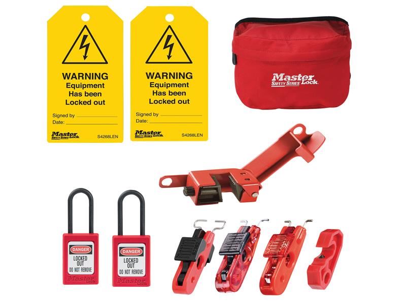 Master Lock Electrical Lockout Kit, 9 Piece Master Lock - Dynamic Drive