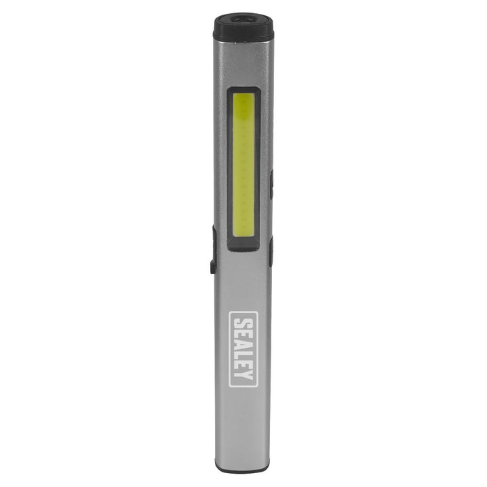 Sealey Penlight Torch with UV 5W COB & 3W SMD LED with Pointer Rechargeable Sealey  - Dynamic Drive