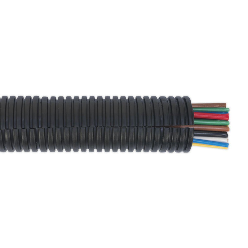 Sealey Convoluted Cable Sleeving Split 22-27mm 10m CTS2210 Sealey  - Dynamic Drive