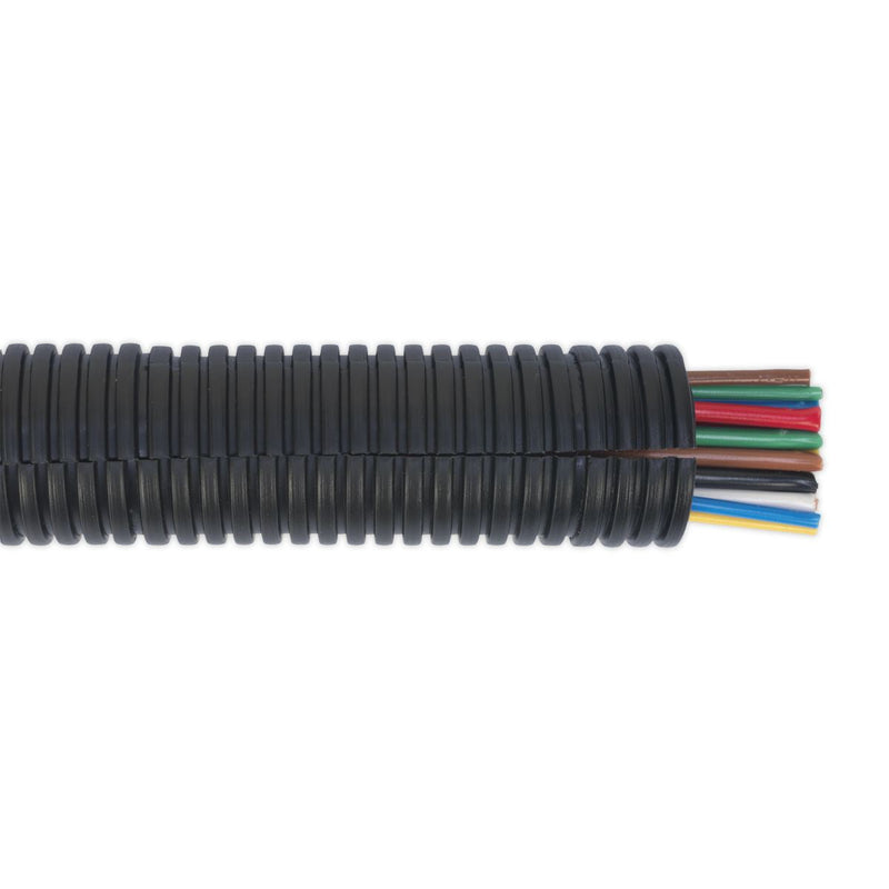 Sealey Convoluted Cable Sleeving Split22-27mm 10m CTS2210 Sealey - Dynamic Drive
