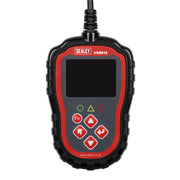 Sealey EOBD OBDII Code Reader Live Data Colour Screen MIL Light Reset Sealey  - Dynamic Drive
