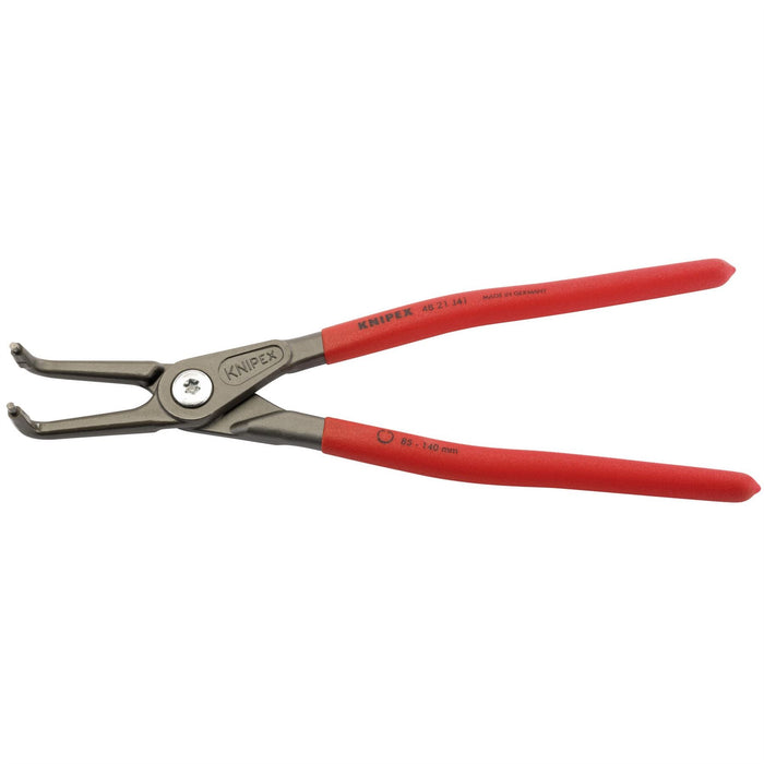 Draper Knipex 48 21 J41 90&deg; Internal Straight Tip Circlip Pliers, 85 - 140mm Draper - Dynamic Drive