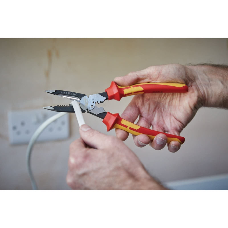 Draper XP1000 VDE Multi-Purpose Pliers, 225mm 94642 Draper - Dynamic Drive