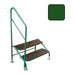 AG Free Standing 2 Tread Step (White/Green) for Caravan/Motorhome AG - Dynamic Drive