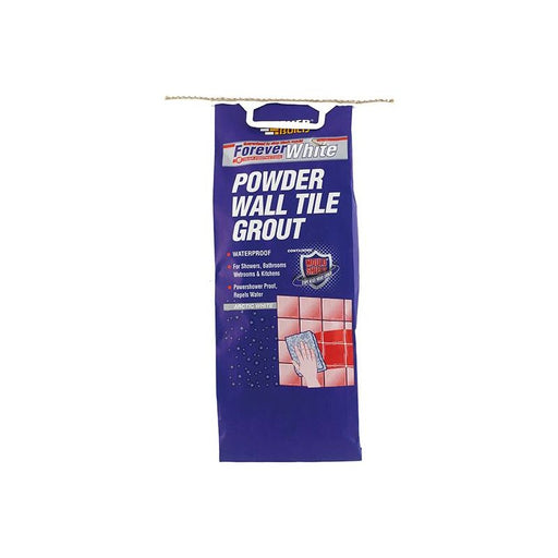 Everbuild Sika Forever White Powder Wall Tile Grout 3kg Everbuild Sika - Dynamic Drive