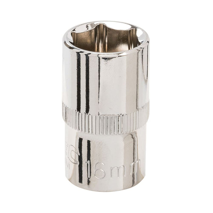 Silverline Socket 1/2" Drive 6pt Metric 16mm Silverline - Dynamic Drive