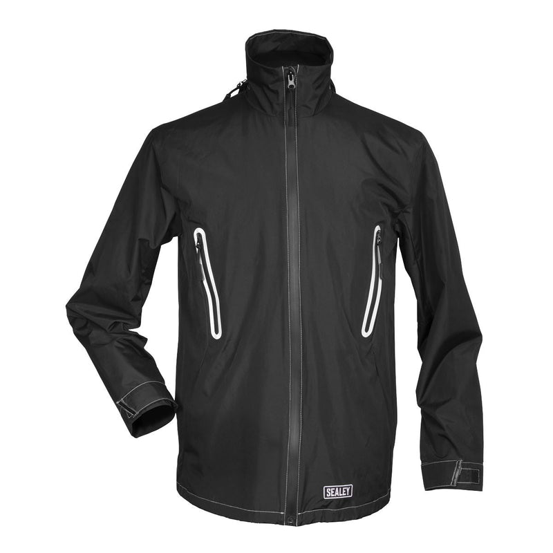 Sealey Heated Rain Jacket 5V Medium WPHJ02 Sealey - Dynamic Drive