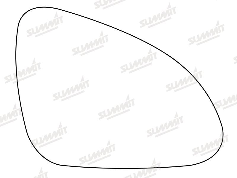 Summit Stick-On Aspheric Mirror Glass fits Vauxhall Insignia Astra J Coupe RHS Summit - Dynamic Drive