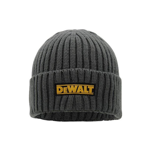 Dewalt Power Tools Indianapolis Grey Knitted Beanie Hat DeWALT Power Tools - Dynamic Drive