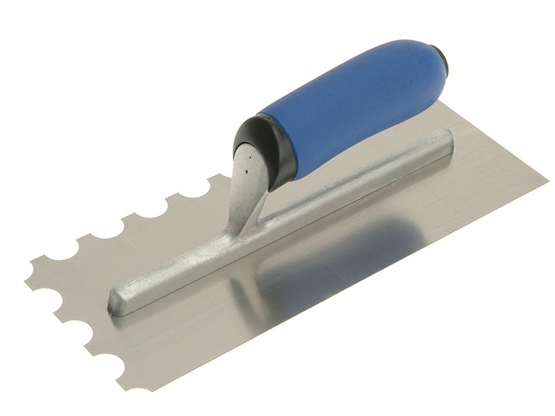 Vitrex Professional Stainless Steel Adhesive Trowel Round Notches 20mm Vitrex - Dynamic Drive