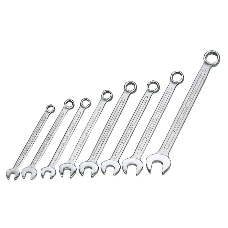 Draper Long Metric Combination Spanner Set (8 Piece) 13710 Draper - Dynamic Drive