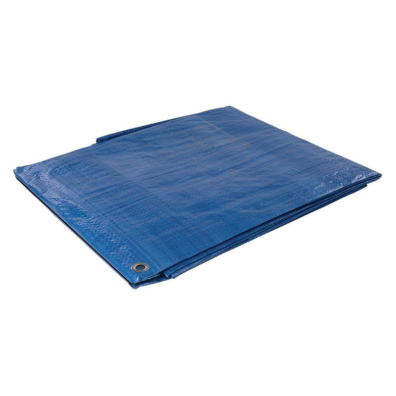 Silverline Tarpaulin Cut 3.6 x 6.1m / Actual 3.45 x 6m Silverline - Dynamic Drive