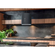 Baridi Round Island Cooker Hood 35cm - Black DH219 Baridi - Dynamic Drive