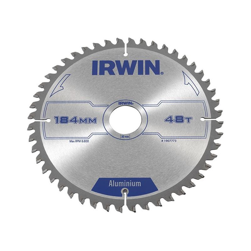 Irwin® Professional Aluminium Circular Saw Blade 184 x 30mm x 48T TCG IRWIN® - Dynamic Drive