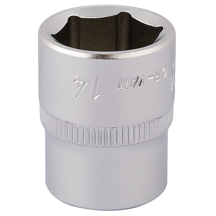 Draper Elora Hexagon Socket, 1/4" Sq. Dr., 14mm 11103 Draper - Dynamic Drive