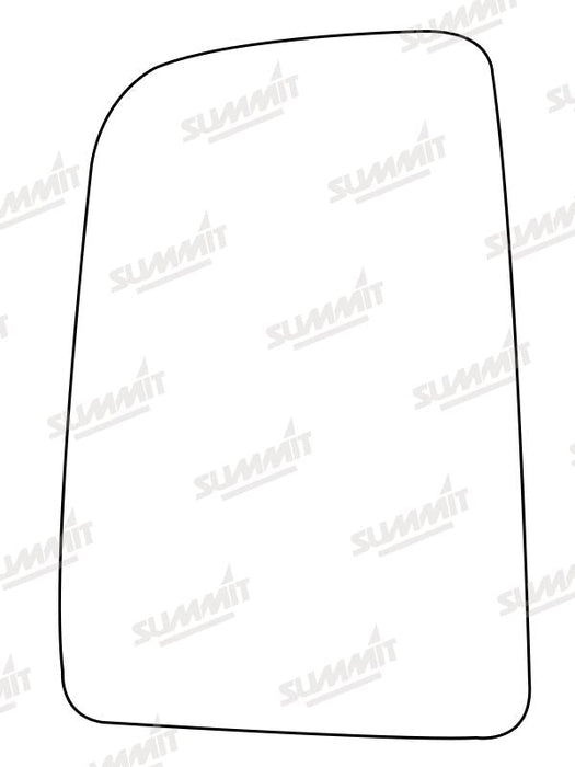 Summit Heated Base Plate With Commercial Mirror Glass fits Merc Benz Sprinter / VW Crafter LHS Summit - Dynamic Drive