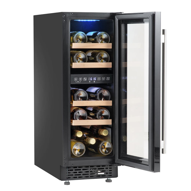 Baridi 17 Bottle Slim Wine Fridge & Cooler 30cm DH204 Baridi - Dynamic Drive