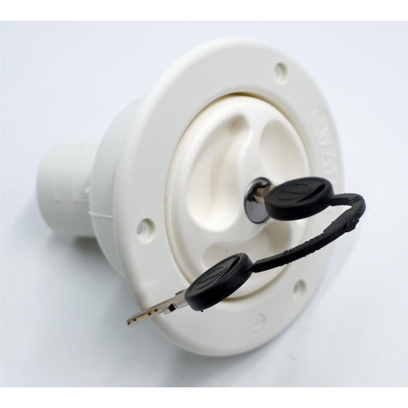External Water Inlet Hatch 40mm w/ Locking Filler Cap Motorhome Caravan Boat VW Crusader  - Dynamic Drive