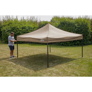 Dellonda Premium 3 x 3m Pop-Up Gazebo - Beige Dellonda  - Dynamic Drive