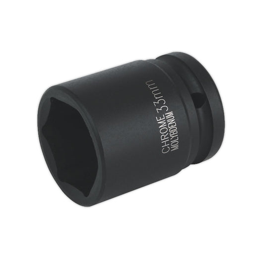 Sealey Impact Socket 33mm 3/4"Sq Drive IS3433 Sealey - Dynamic Drive