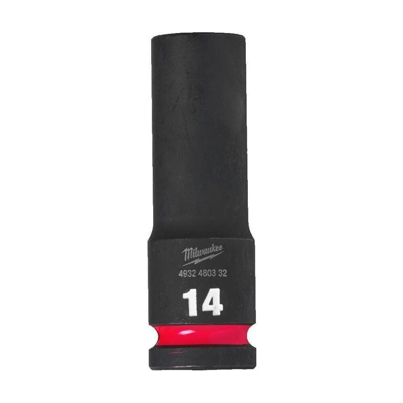 Milwaukee Hex Socket Shw 1/2 Deep 14Mm-1Pc 4932480332 Milwaukee - Dynamic Drive