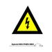 Laser Danger High Voltage Sign (without text) 7577 Laser - Dynamic Drive