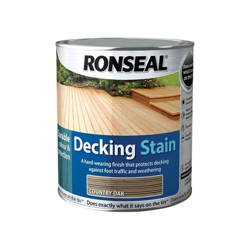 Ronseal Decking Stain Golden Cedar 5 litre Ronseal - Dynamic Drive