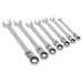 Sealey Flexible Head Ratchet Combination Spanner Set 7pc Metric S01143 Siegen by Sealey - Dynamic Drive