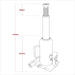 Viking Viking Bottle Jack 12 Tonne PBJ12S Viking - Dynamic Drive