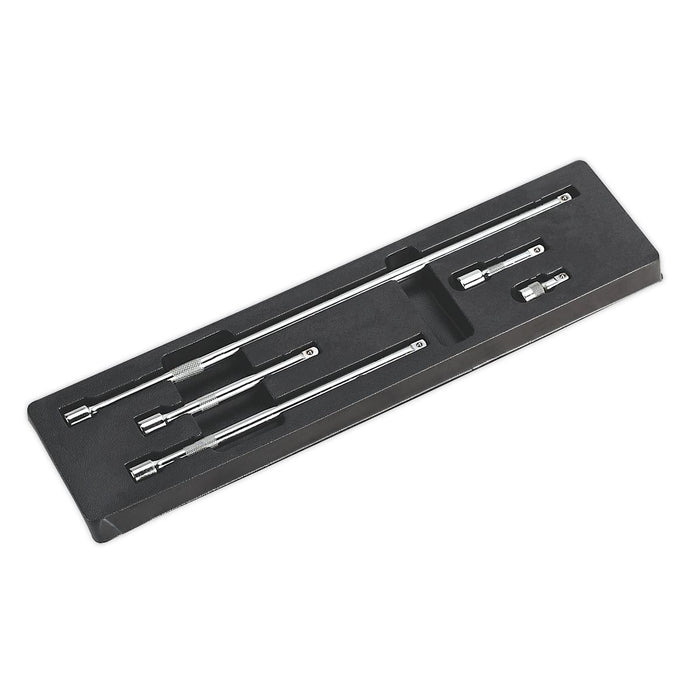 Sealey Extension Bar Set 5pc 1/4"Sq Drive AK6331 Sealey - Dynamic Drive
